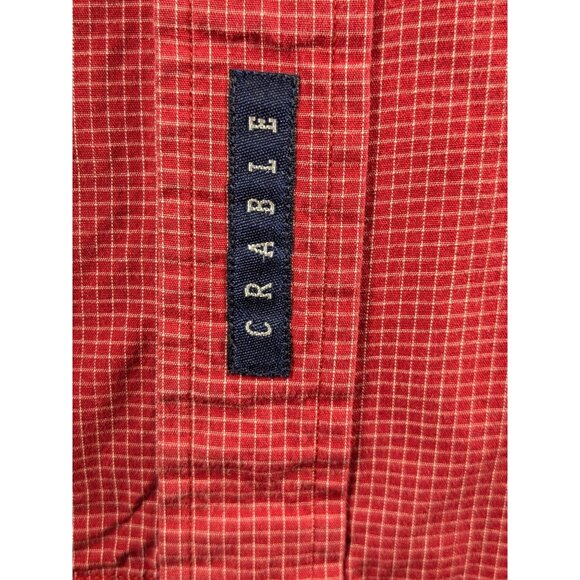 Wisconsin Badgers Crable Sportswear NCAA Red Checkered Mens Med Button-Up Shirt - Picture 10 of 14